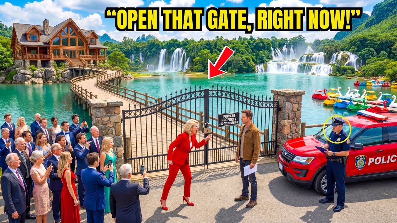 Член ТСЖ Карен приходит в ярость, когда я закрываю ворота для ее 100 гостей на моем озере — кричи...