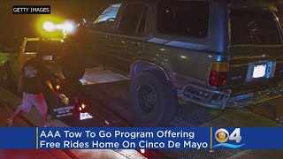 AAA Offers Free "Tow To Go" On Cinco De Mayo