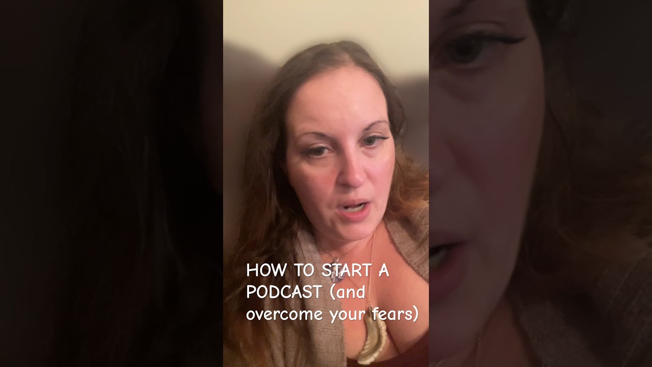 HOW TO START A PODCAST (and overcome your fears) #podcasting101 #overcomefears #startapodcast #short