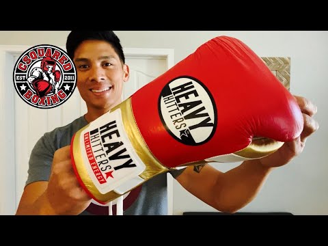 Heavy Hitters Champion Lace Up Boxing Gloves REVIEW- BROKEN IN AND BALANCED!