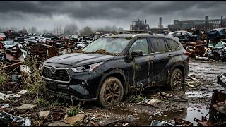 ASMR Car Restoration! Full Restoration of 2021 Toyota Highlander from Abandoned to Factory New