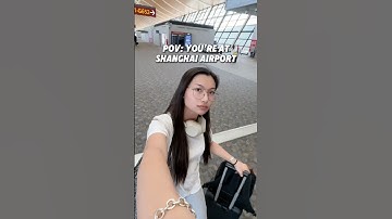 POV: You’re at Shanghai airport 🫢 #china #chinatravel #airport #shanghai #funny #travel #chinalife