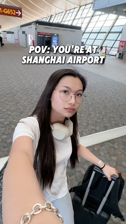 POV: You’re at Shanghai airport 🫢 #china #chinatravel #airport #shanghai #funny #travel #chinalife