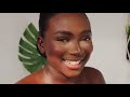 Bridal hair  makeup transformation  for dark skin