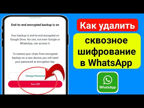 Как удалить сквозное шифрование в WhatsApp (новый процесс 2023)