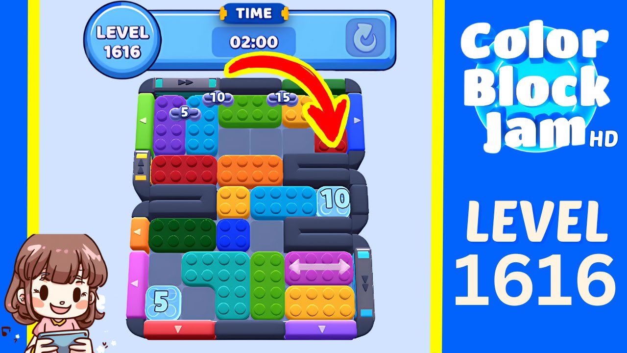 フラッグページ Color Block Jam Level 691 (1616) Solution Walkthrough - YouTube