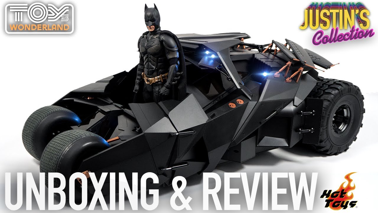 Hot Toys Batmobile Tumbler Batman Begins / The Dark Knight 1/6 Scale Vehicle Unboxing & Review - YouTube