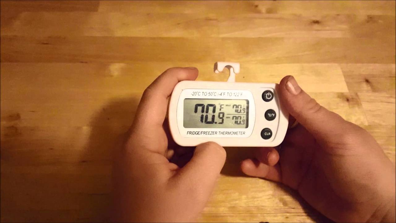 How to use the KS T 10S Fridge Freezer Thermometer 