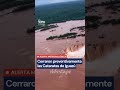 Impactante crecida del río obligó a cerrar LAS CATARATAS DEL IGUAZÚ