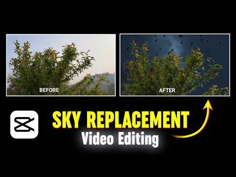 Trending Sky Replacement Video Editing In Capcut | Capcut Sky Replacement Video Editing