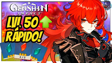 Como aumentar o nível do personagem no Genshin impact?