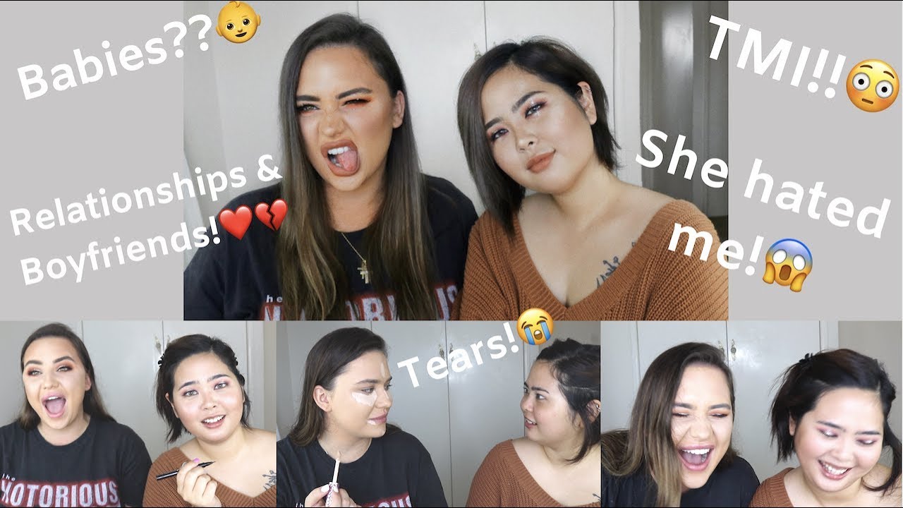TMI Q&A GRWM WITH MY BEST FRIEND! |  SMJP MAKEUP