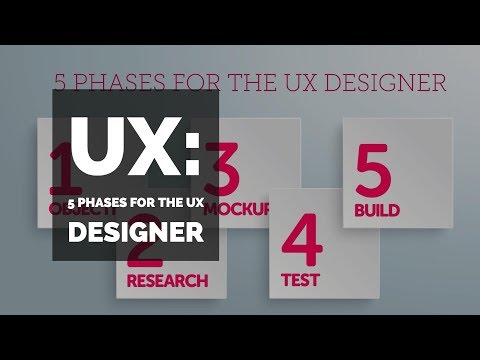5 Phases for the  UX designer - UX design course [2/29]