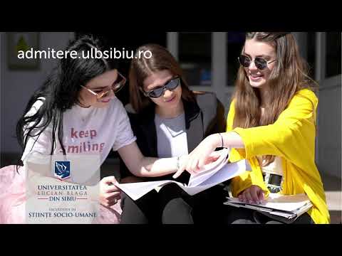 Universitatea Lucian Blaga Sibiu - Admitere 2022 pentru forma de învățământ superior cu frecvență