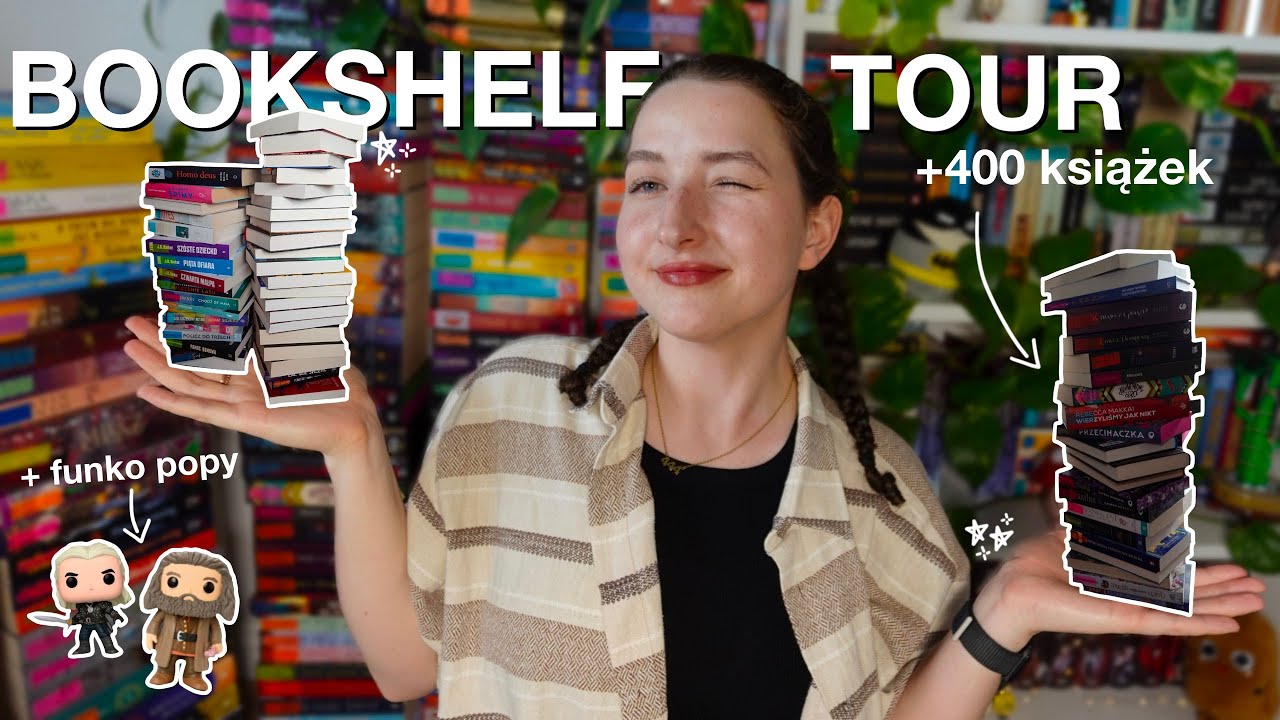 BOOKSHELF TOUR 📚✨ | czyli co mam na półkach, moja biblioteczka (+400 książek)