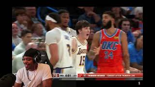 Davis Should've Had 40 Against The Rook... Lakers Vs Thunder NBA Highlights (reaction)