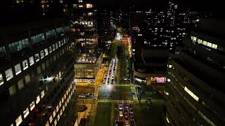 "Stamford, CT at Night in 4K - Stunning Views of Downtown’s Iconic Spots"