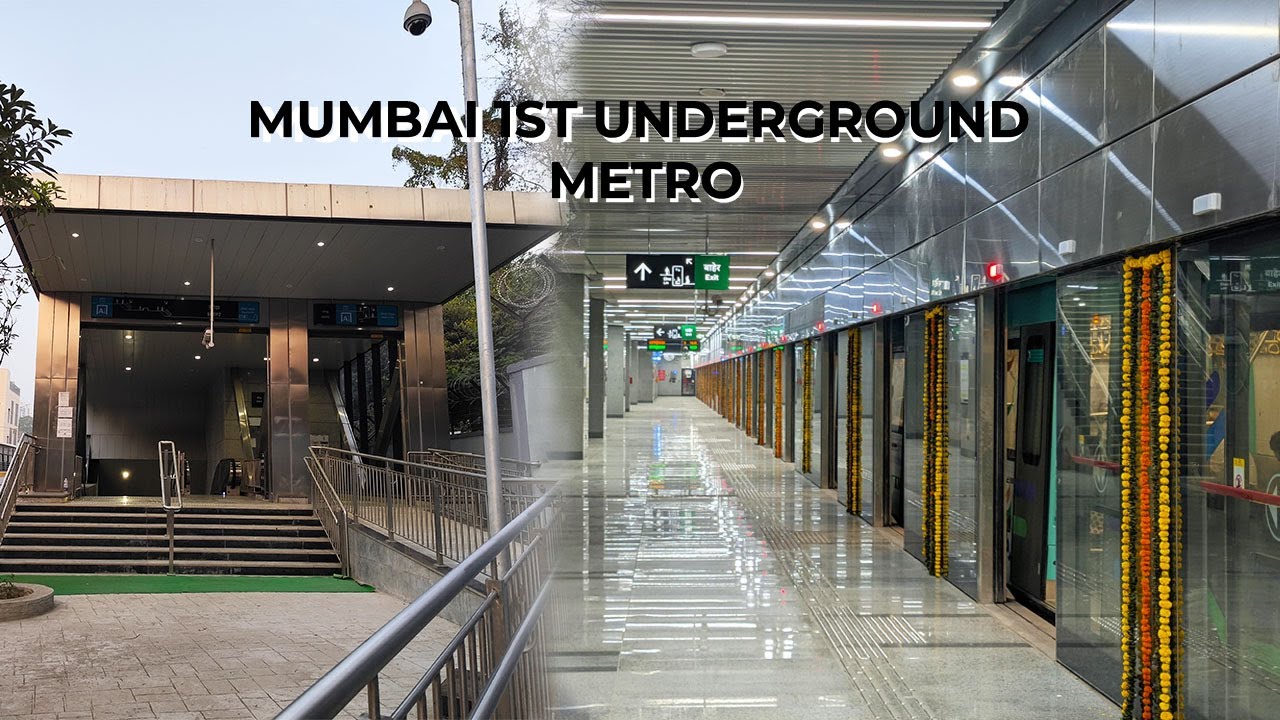 Mumbai s First Underground Metro Journey Aarey To BKC Metro Journey mumbai-s-first-underground-metro-journey-aarey-to-bkc-metro-journey