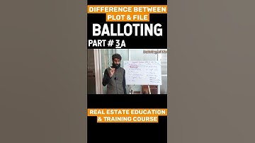 Difference between Plot and File Explained Part 3_A | BALLOTING