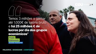 Contacto com trabalhadores da AUNDE