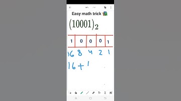 #shorts binary#easymathtrick #YouTube #math