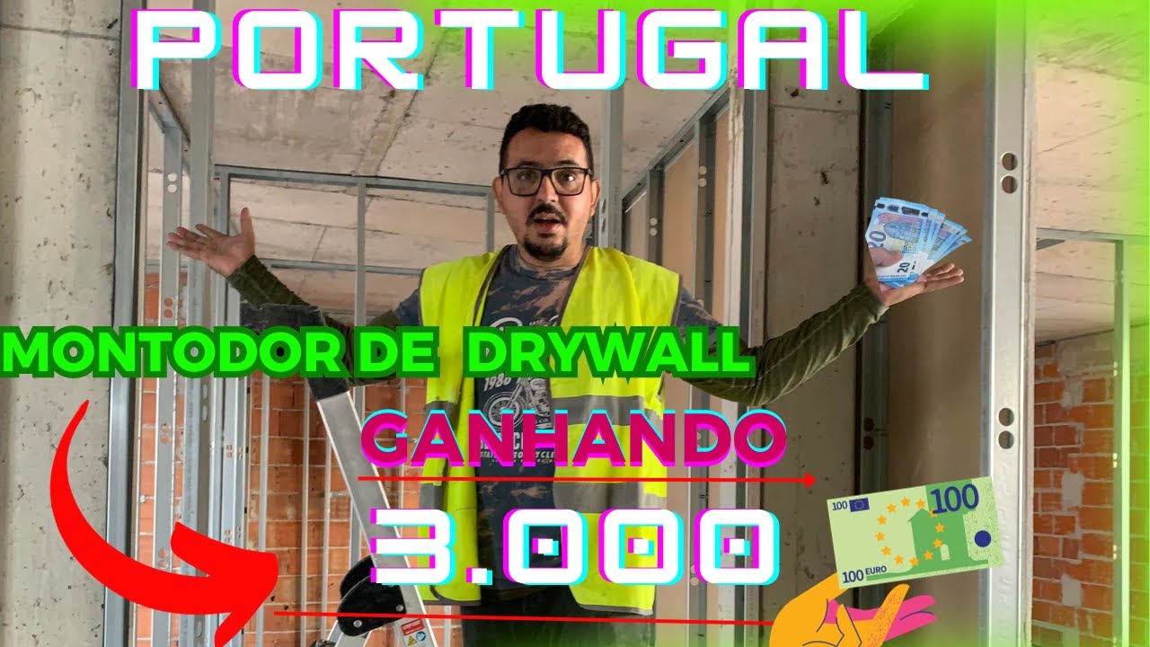 Quanto ganhar um montador de pladur em Portugal?#2024 #portugal #pladur