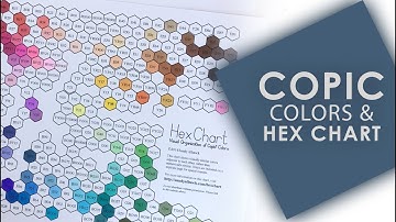 My Copic Collection & Coloring the Hex Chart