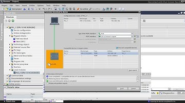 change IP address of Siemens PLC