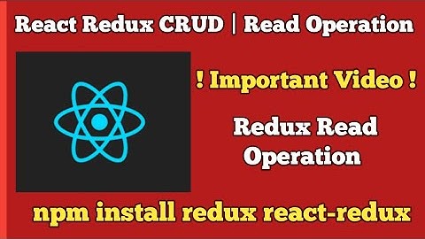 #1 React Redux CRUD Operation | Read Operation | How To Fetch Data in Redux | Redux Using Hooks