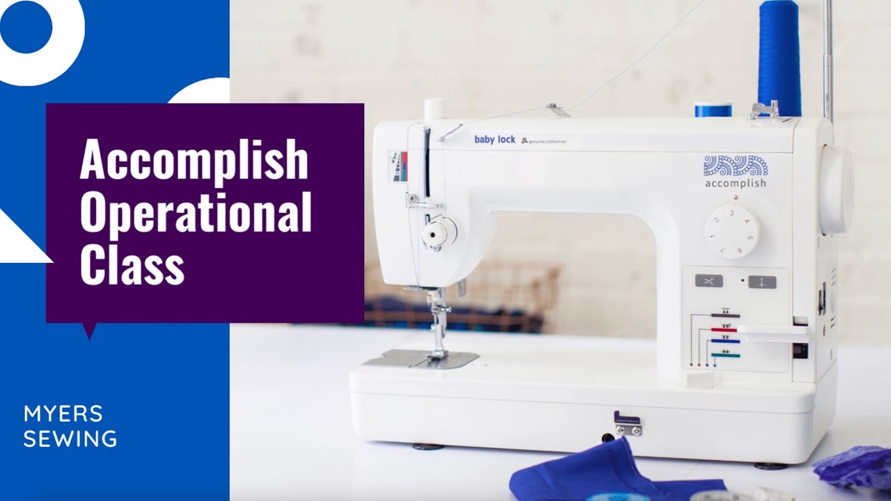 Baby Lock Accomplish Straight Stitch Industrial Sewing Machine