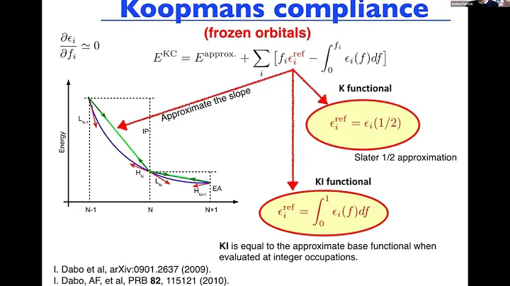 QE tutorial 2022 - Koopmans: Connection with the s...