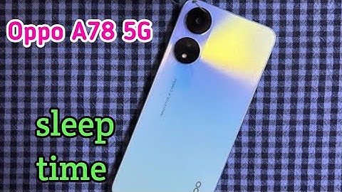 How To Change Lock Screen Time In Oppo A78 5G, Auto Screen Off In Oppo A78 5G, Sleep Time