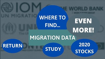 Where to Find Additional Migration Data: Return, International Students, Updated Migrant Stocks
