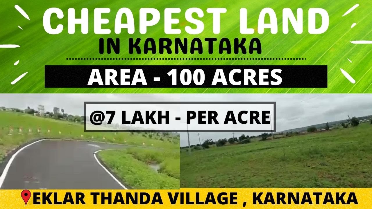 AURAD 100 ACRES CHEAPEST AGRICULTURE LAND FOR SALE SANTHPUR BIDAR