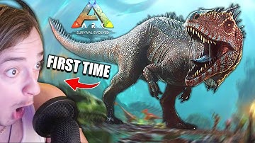 WHY Is This Game SCARY?! - FIRST TIME Playing ARK SURVIVAL EVOLVED