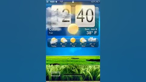 HTC animated weather