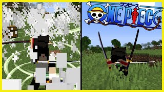 THREE SWORD STYLE, SWORD SKILLS, ANIMATIONS & MORE! Minecraft One Piece Animated Weapon Mod Review