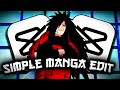 Manga Edit [ MADARA X AIZEN ] Tutorial | Manga Edit Tutorial #capcut