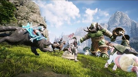 Bless Unleashed PS4 massively multiplayer online role-playing game MMO Walkthrough Gameplay