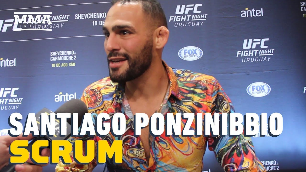 Santiago Ponzinibbio Open To Lightweight Move For Khabib Nurmagomedov Bout: ‘I Can Finish This Guy’