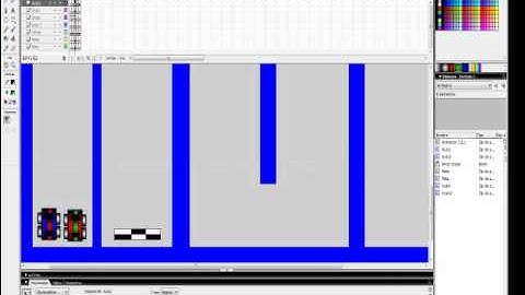 Como Hacer Un Juego De Carreras En El Flash 8 (Completo-Parte5)