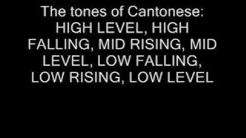 Teach Yourself Cantonese Pronounciation Part 1