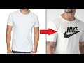 Make Your Own DIY Custom Brand T-Shirt Without Transfer Paper Tutorial