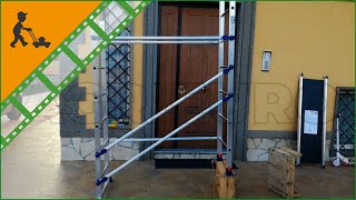 FACAL P6 Aluminum Scaffolding for Stairs: How to Assemble a Lame-Wound Scaffold screenshot 1