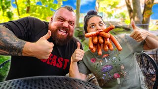Day Of Eating With The World's BIGGEST MOUTH! by Eddie Hall The Beast 210,735 views 5 months ago 14 minutes, 57 seconds