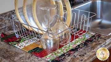 How To Make a Drying Mat using the Bosal Sew-In Form | a Shabby Fabrics Tutorial