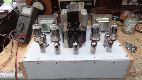 Class AB2 Valve Amplifier 6146 PP - Part Three - Chassis.