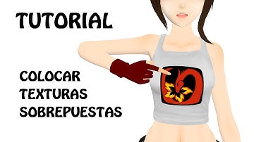 MMD como sobreponer texturas.