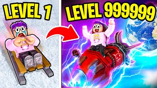 Can We Go MAX LEVEL In ROBLOX SLED SIMULATOR!? (EXPENSIVE ITEMS REVEALED!) screenshot 5