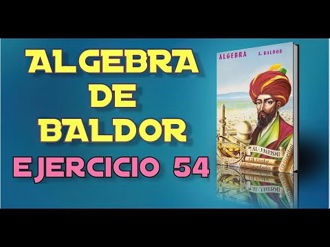 Algebra de Baldor Desde Cero - Ejercicio 54 2